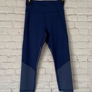 KENDALL AND KYLIE HIGH-RISE NAVY BLUE LEGGINGS SIZE MEDIUM